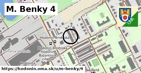 M. Benky 4, Hodonín