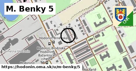 M. Benky 5, Hodonín