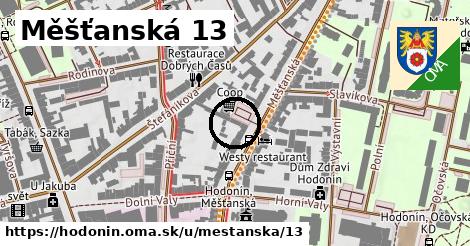 Měšťanská 13, Hodonín