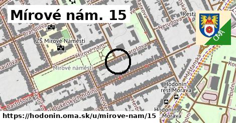 Mírové nám. 15, Hodonín