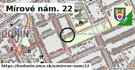 Mírové nám. 22, Hodonín