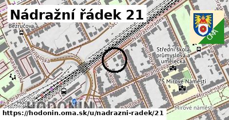 Nádražní řádek 21, Hodonín