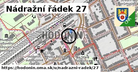 Nádražní řádek 27, Hodonín