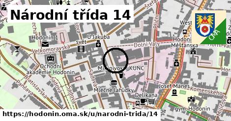 Národní třída 14, Hodonín