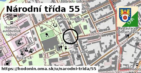 Národní třída 55, Hodonín