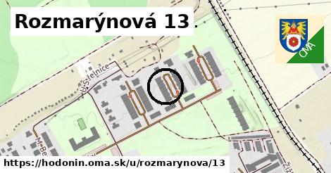 Rozmarýnová 13, Hodonín