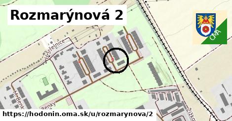 Rozmarýnová 2, Hodonín