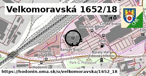 Velkomoravská 1652/18, Hodonín