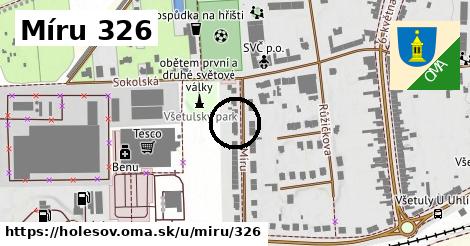 Míru 326, Holešov