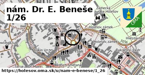 nám. Dr. E. Beneše 1/26, Holešov
