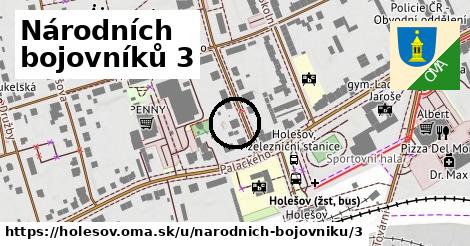 Národních bojovníků 3, Holešov