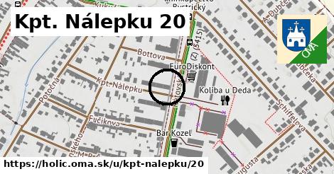 Kpt. Nálepku 20, Holíč