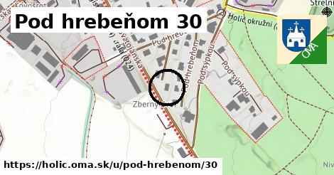 Pod hrebeňom 30, Holíč