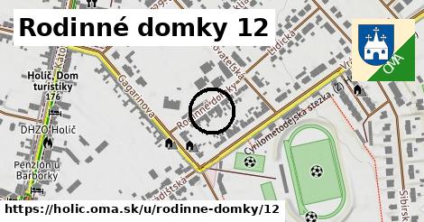 Rodinné domky 12, Holíč