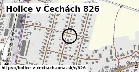 Holice v Čechách <span class="supisne">826</span>