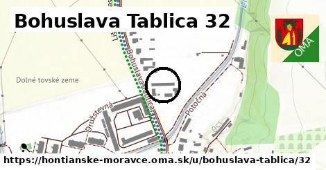 Bohuslava Tablica 32, Hontianske Moravce