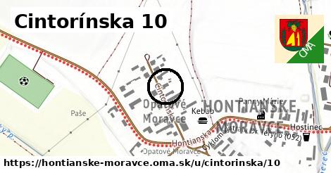 Cintorínska 10, Hontianske Moravce