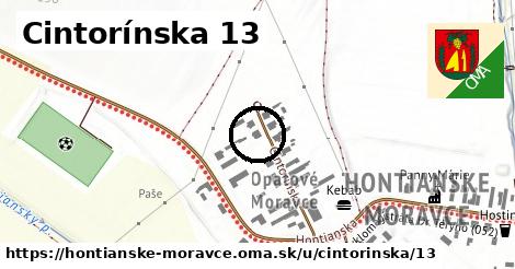 Cintorínska 13, Hontianske Moravce