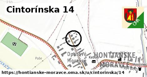 Cintorínska 14, Hontianske Moravce