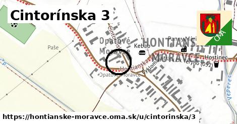 Cintorínska 3, Hontianske Moravce