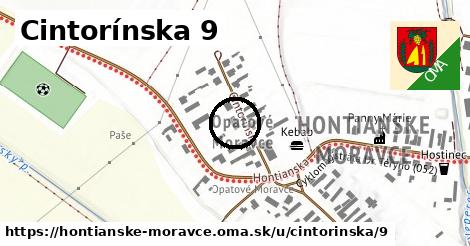 Cintorínska 9, Hontianske Moravce