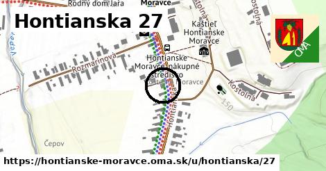 Hontianska 27, Hontianske Moravce