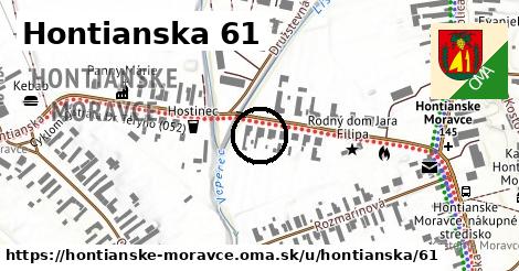 Hontianska 61, Hontianske Moravce