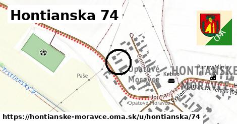 Hontianska 74, Hontianske Moravce