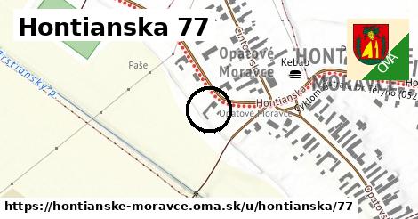 Hontianska 77, Hontianske Moravce