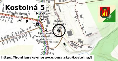 Kostolná 5, Hontianske Moravce