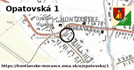 Opatovská 1, Hontianske Moravce