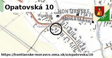 Opatovská 10, Hontianske Moravce