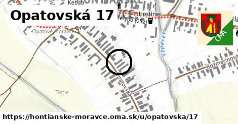 Opatovská 17, Hontianske Moravce