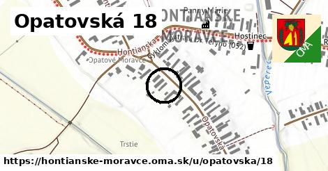 Opatovská 18, Hontianske Moravce