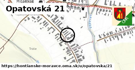 Opatovská 21, Hontianske Moravce