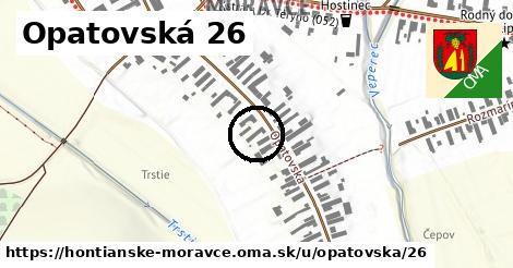 Opatovská 26, Hontianske Moravce