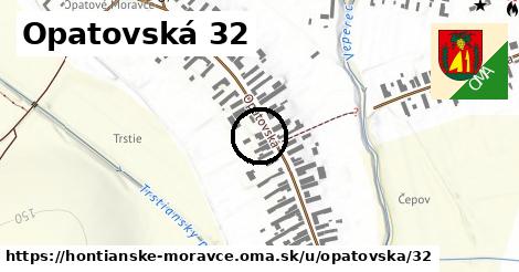 Opatovská 32, Hontianske Moravce