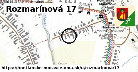 Rozmarínová 17, Hontianske Moravce