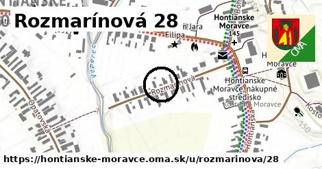 Rozmarínová 28, Hontianske Moravce