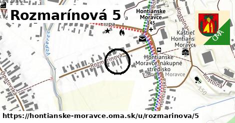 Rozmarínová 5, Hontianske Moravce