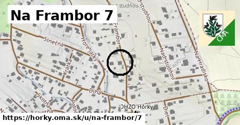 Na Frambor 7, Hôrky