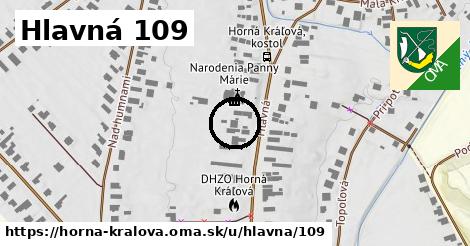 Hlavná 109, Horná Kráľová