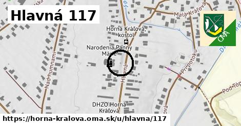 Hlavná 117, Horná Kráľová