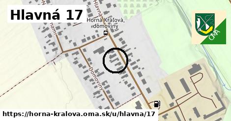 Hlavná 17, Horná Kráľová