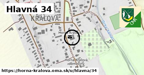 Hlavná 34, Horná Kráľová