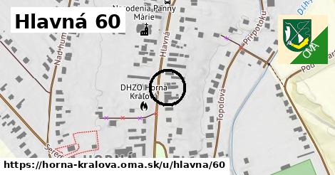 Hlavná 60, Horná Kráľová