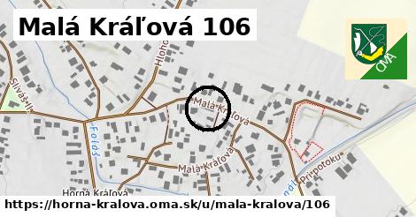 Malá Kráľová 106, Horná Kráľová