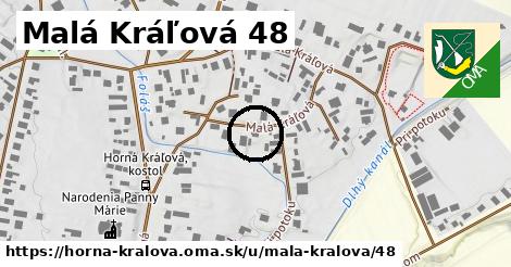 Malá Kráľová 48, Horná Kráľová