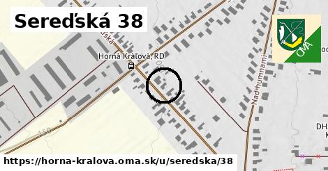 Sereďská 38, Horná Kráľová