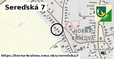 Sereďská 7, Horná Kráľová